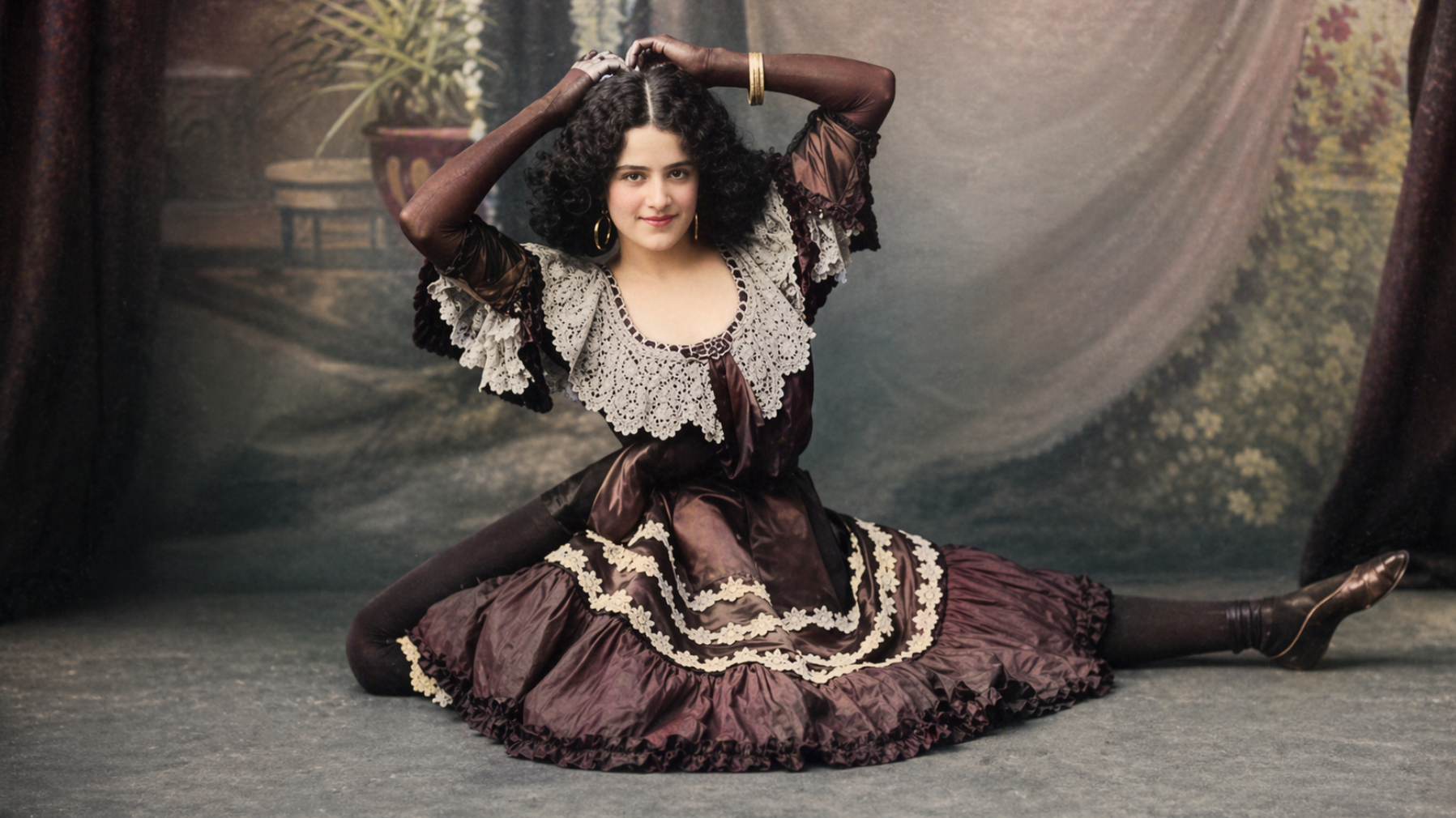 Lily Flexmore · The Splits · Colourised