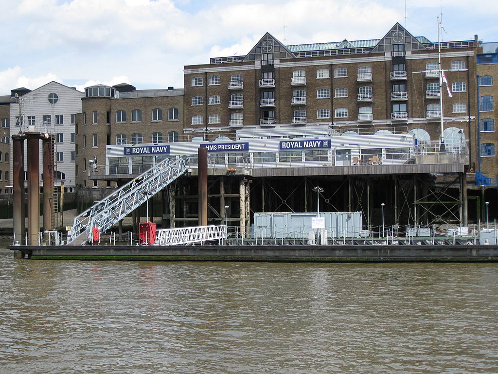 HMS President, Royal Victoria Yard, Deptford