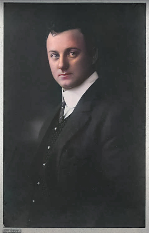 John Joseph Dunn — colourised formal portrait, by Gerlach & Co.