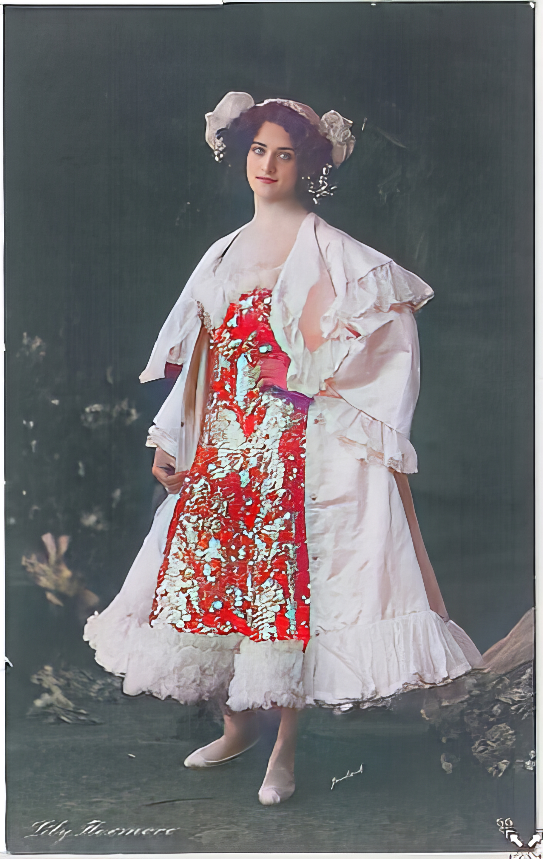 Lily Flexmore Costume by Gerlach — Colourised