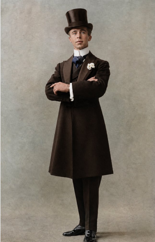 Whit Cunliffe — The Man in Brown — British lion comique — photograph c.1907