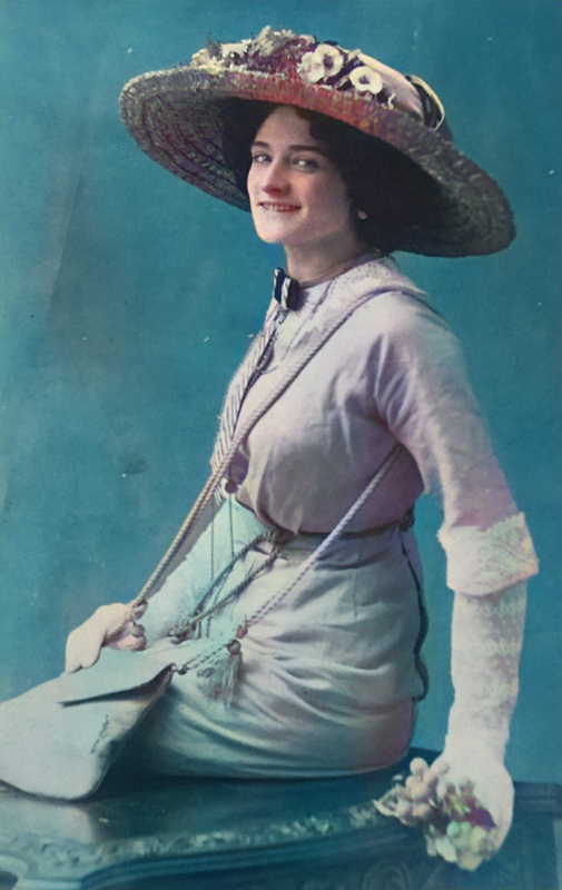Ellen Mary Ann Dunn Colourised Portrait